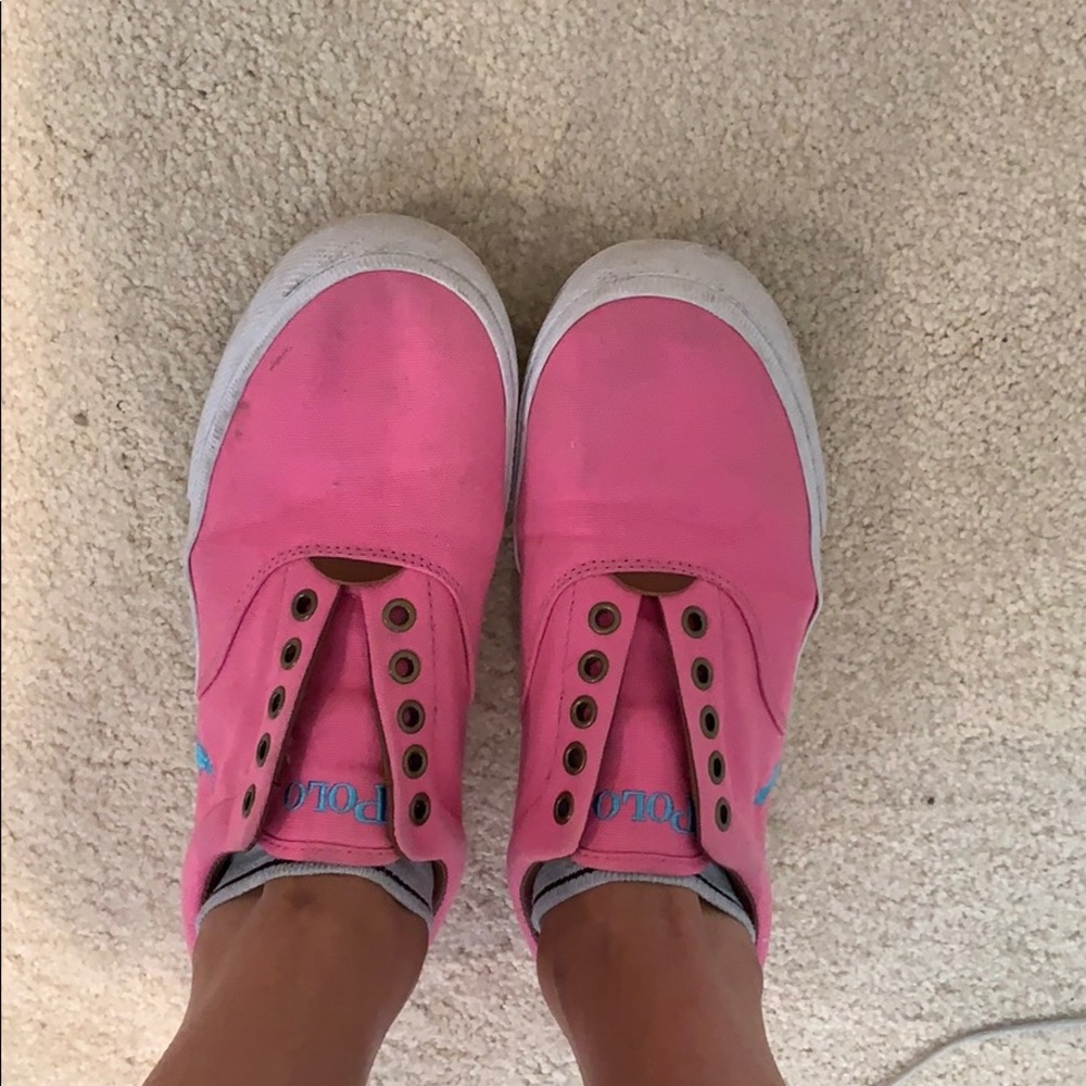 Pink Polo Shoes